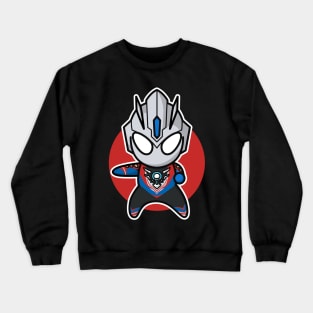 Ultraman Orb Hurricane Slash Chibi Style Kawaii Crewneck Sweatshirt